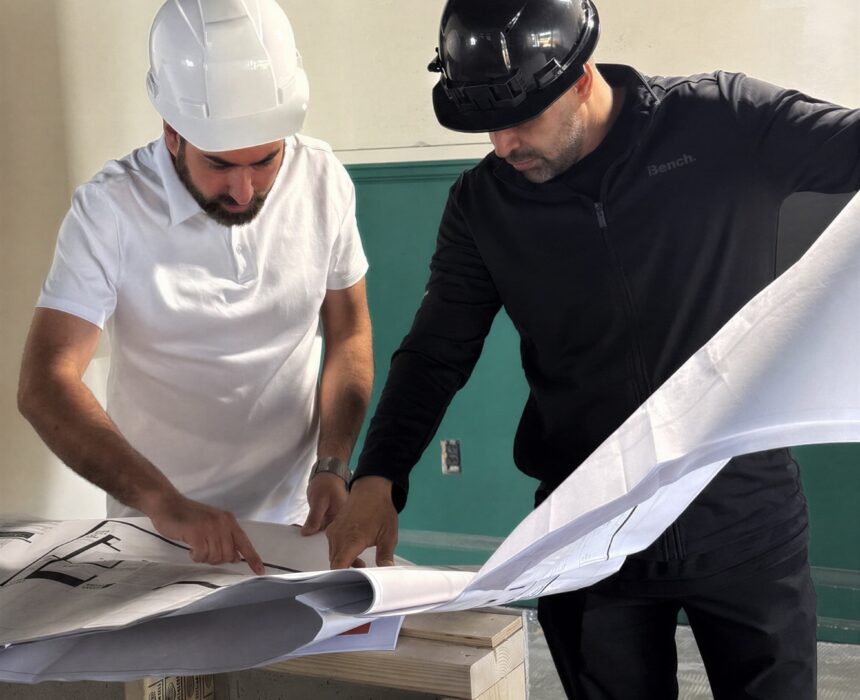 On-site construction team completing preventive maintenance work